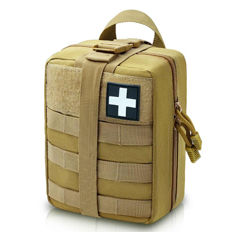 Molle Tactical EMT Medical Travel Pouch 900D First Aid Pouch Utility Rip-Away Ifak Pouch Tactical Backpack Accessory EDC Bags