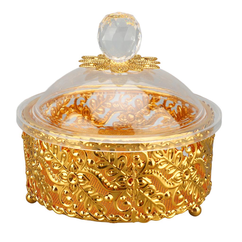 Decorative Jar Box Retro European Style Acrylic Mini Small Candy Jar for Jewelry Gift Round Shape