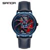 Sanda Meilleure Vente 1088 Montre pour Adolescent: Personnalisé, Cadran Rotatif 3D, Tendance, Quartz Étanche.