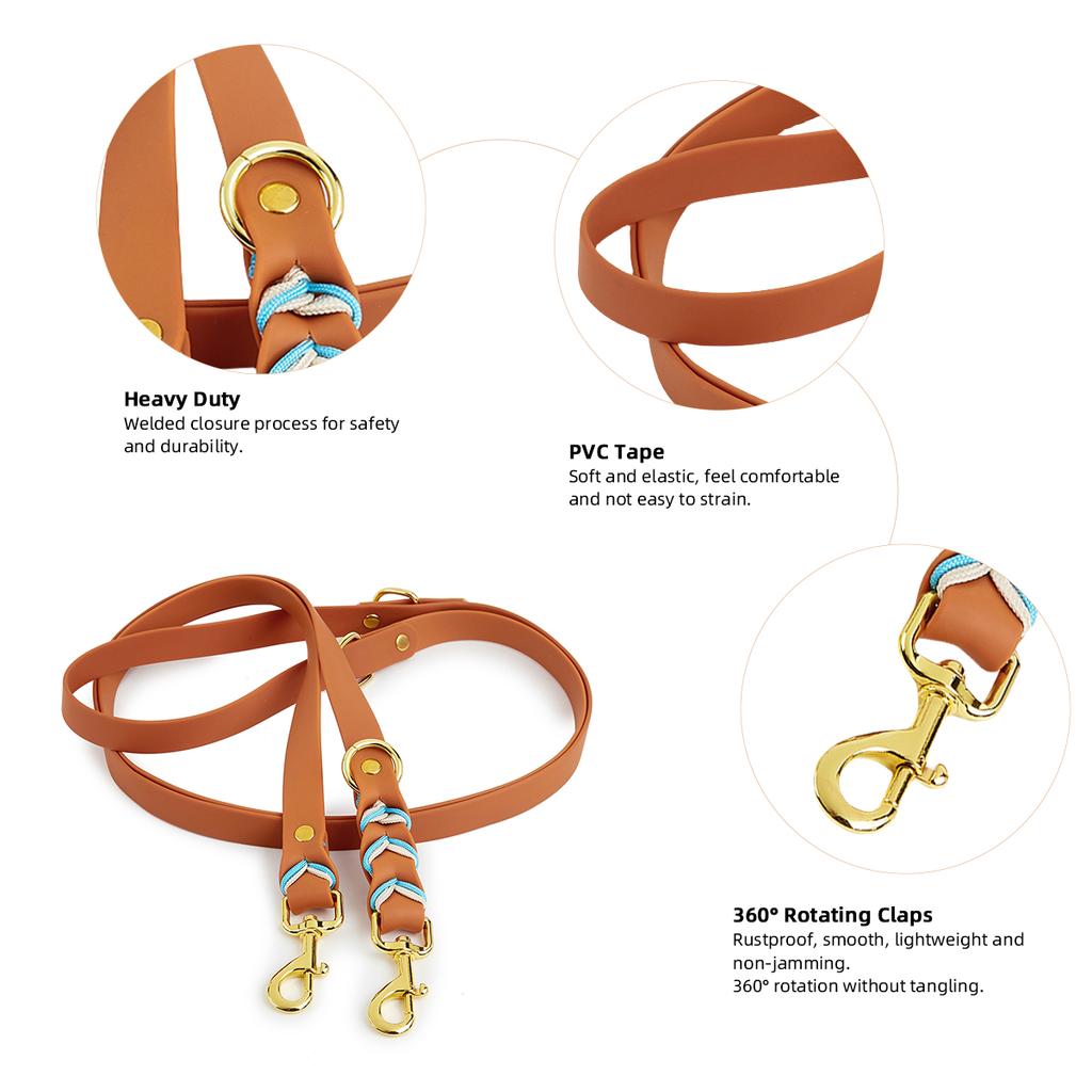 Psí vodítka Pevná Odolná A Super Pevnost V tahu Psí lano Barevné Multifunkční Luxusní Ručně vyráběné Vodítko Pro Střední Velké Psy