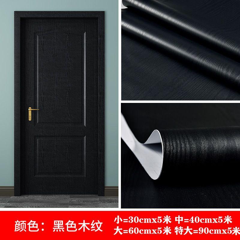 Selbstklebende Holzmaserung Tapete Tür Möbel Kleiderschrank Schrank Renovierungsaufkleber Wasserdicht Heimdekor Abziehen und Aufkleben PVC