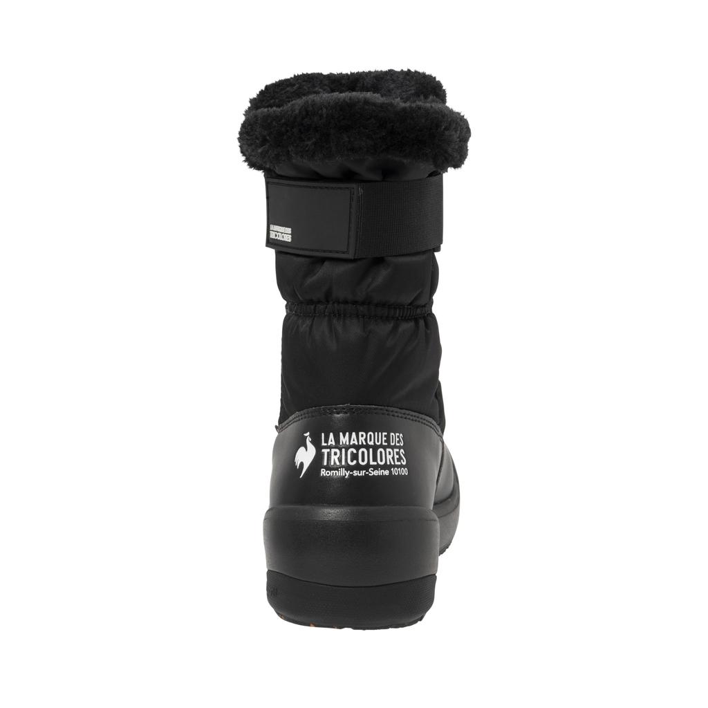 Le Coq Sportif Larcie III Winter Snow and Ice Highly Heat and BK00 Women's Boots, Resistant, Anti-Slip, Waterproof, Heat-Generating, Storage,