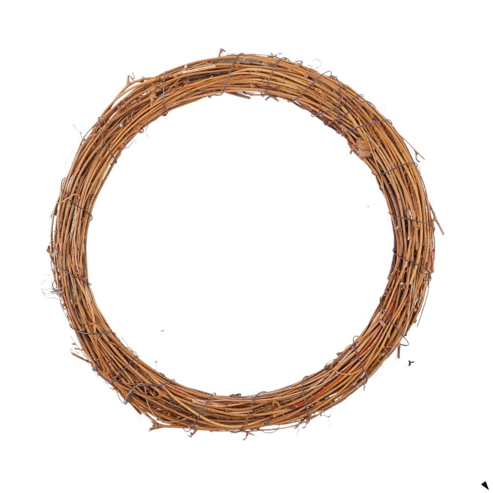 Fashion Round Heart Shape DIY Withered Branches Wreaths Craft Rattan Hoops Wooden Bare Hoop Accessories Wedding Favors