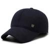 Men'S Hat Middle-Aged And Elderly Thickened Ear Protector Warm Cap Outdoor Woolen Cold-Proof Dad Cotton Hat
