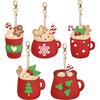 5PCS Double Sided Special Shape Diamond Painting Art Keychain Pendant  for Beginners Birthday Crafting Home Party Decor