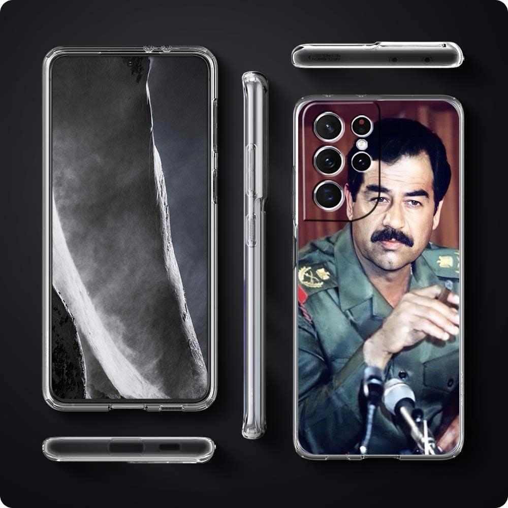 Saddam Hussein Iraq Flag Clear Silicone Phone Case For Samsung Galaxy S23 S22 5G S20 Ultra S21 FE 5G S10E S9 S8 S10 Plus Cover