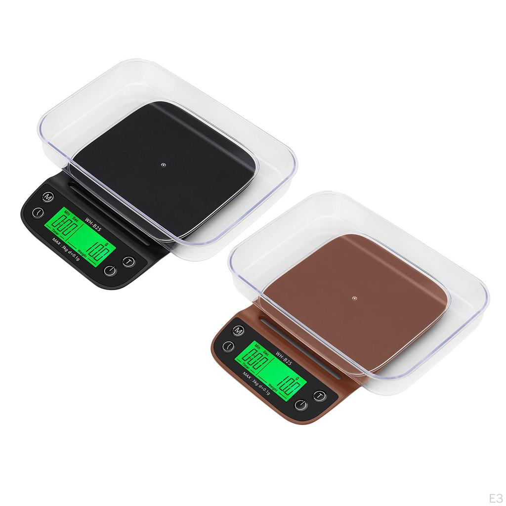 Scale Digital Kitchen Weight Grams Battery Powered for Coffee