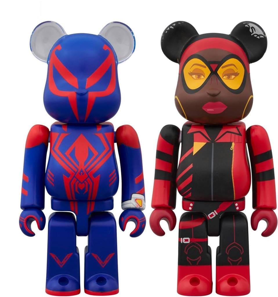 Medicom Toy Bearbrick 2099 2099 2PCS SET Each Total 70mm Painted Finished Figure BE@RBRICK SPIDER-MAN & SPIDER-WOMAN Spider-Man & Spider-Woman Height
