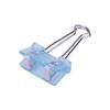 Creative Morandi Transparent Long Tail Swallowtail Plastic Office Clips for Document Storage