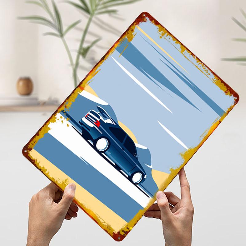 Cosworth Car Printed Poster Customized Wall Art Retro Vintage Metal Tin Signs for Garage Gaming Room Decoration Cozy Home Decor