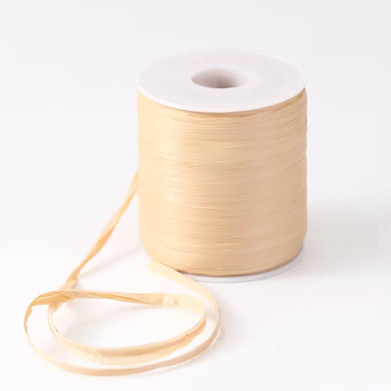 120m/roll Polyester Fiber Thread For Knitting Crocheting Multicolor Grass Thread Sunhat Beach Bag 50g