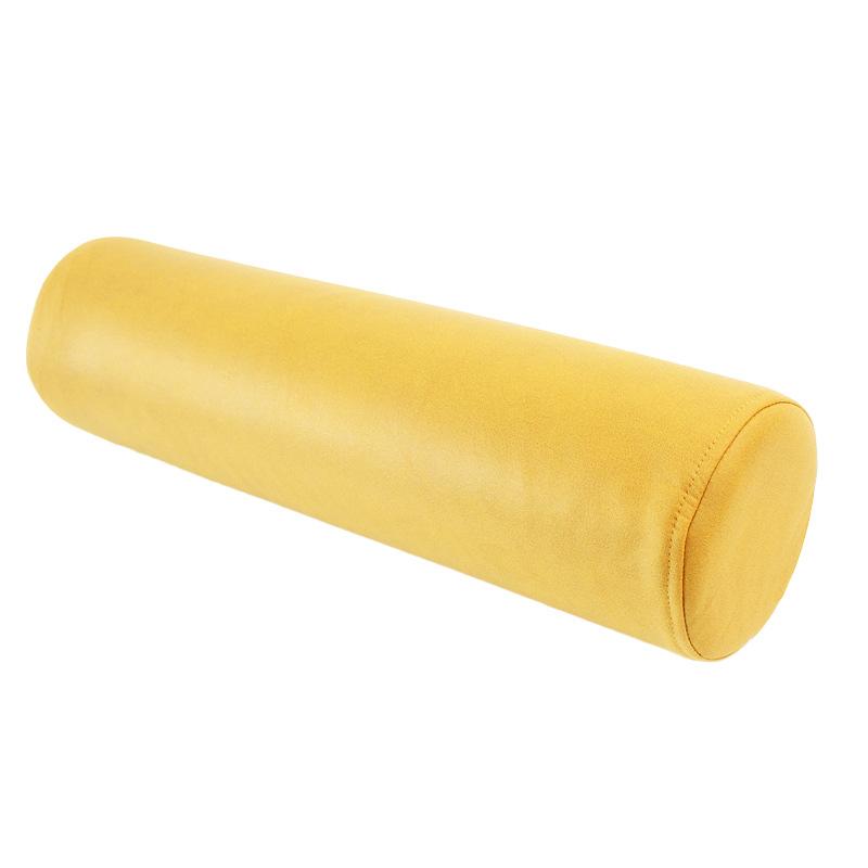 Solid Color Cylinder Pillow for Back Neck Legs Orthopedic Lumbar Support Cushion for Office Sofa Bed Sleeping Maternity Comfort