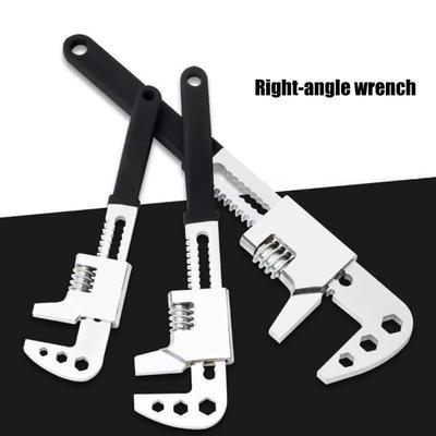 10",12",15" Adjustable Automotive Wrench Set, Wide Jaw Opening Wrench for Construction and Home Repair
