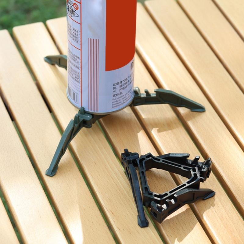 Outdoor Gas Tanks Bracket Universal Plastic Camping Stove Stand Tripods Holder