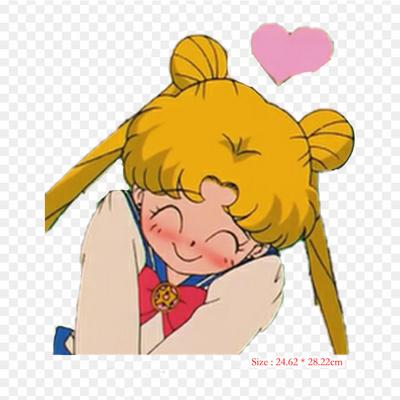 Estetická Sailor Moon Love Sailor Neptun Sailor Uran Náplasti na žehlení oděvů Nášivka Samolepky na oblečení Vlastní nášivka citlivá na teplo