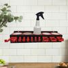 Wall Mounted Organizer Spray Bottle Holder Bracket for Garage Car Shop Workshop Cleaning Tools and Accessories