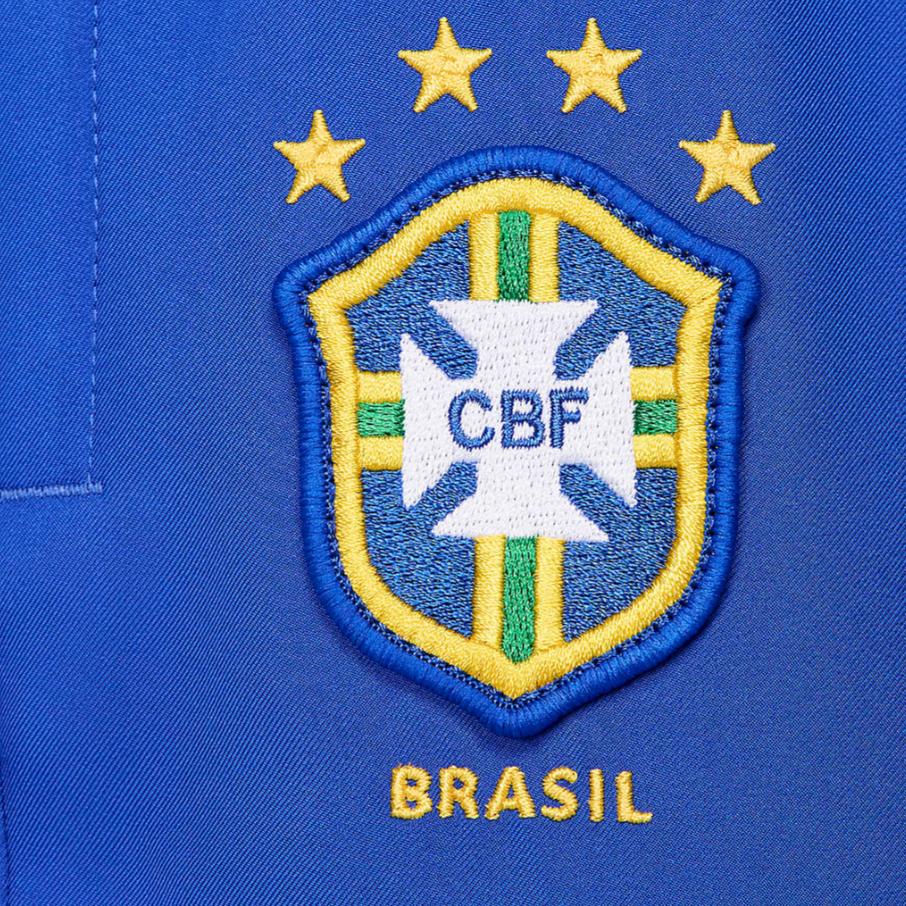 Nike Brazil 1998 Reissue Soccer Replica Track Pants Lyon Blue/White Men Bottoms FZ6716-438