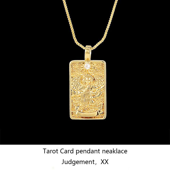 New Necklace Ins Trendy Punk Style Hip-Hop Unisex Necklace with Diamond Square Choker