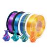 1Kg Filamento Pla Arco-Íris de Seda 1,75mm Brilhante Multicolor Filamento para Impressora 3D Mudança Rápida de Cor +/-0,03mm Carretel de 1Kg