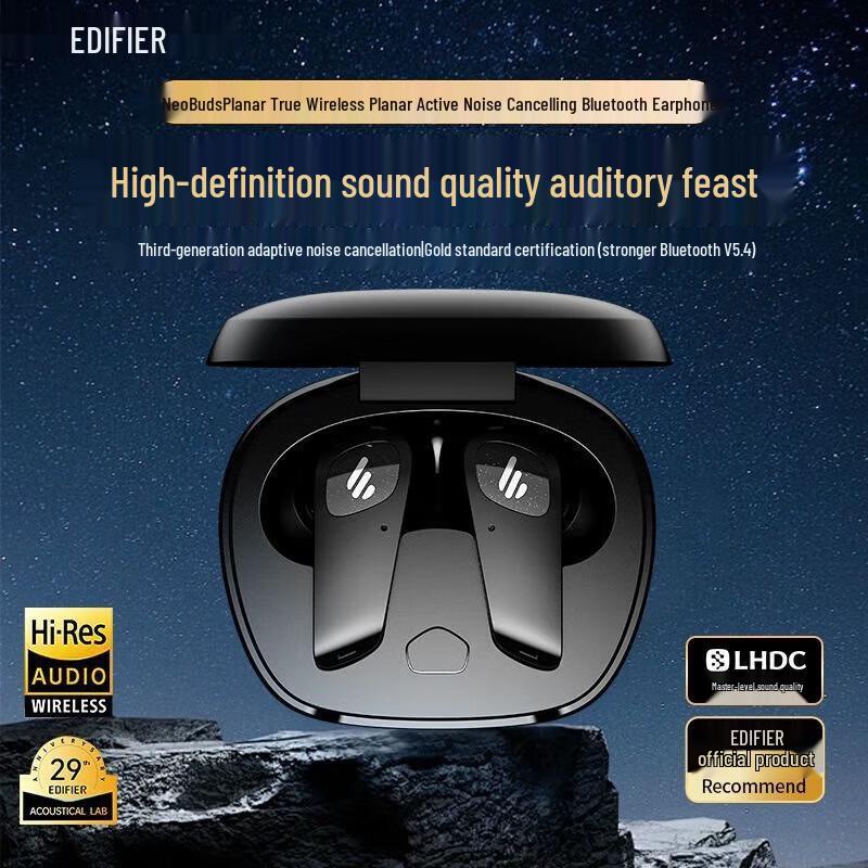 

EDIFIER NeoBuds Planar True Wireless Active Noise Cancelling Earbuds