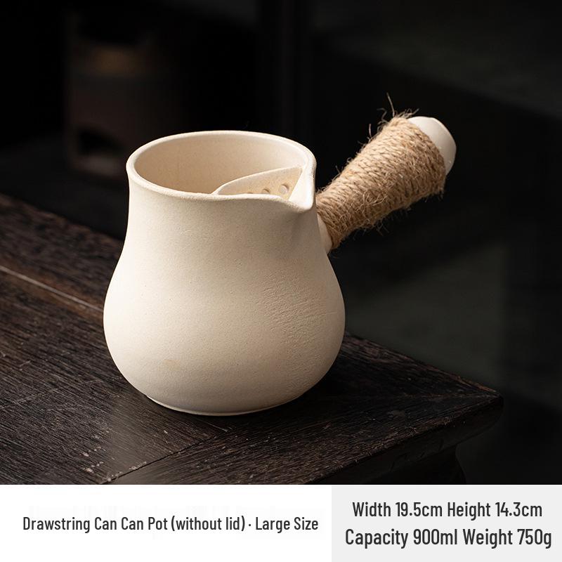 Stove-Side Tea Pot Set: Outdoor Tea Brewer, Baking Milk Tea Pot, Charcoal Grill Stove, Open Flame Clay Pot