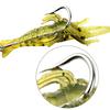 10/20PCS Artificial Soft Shrimp Lure Worm For Fishing Bait 1.3g/4cm Hook Sharp Crankbait Lures Silicone Shone Prawn Bait