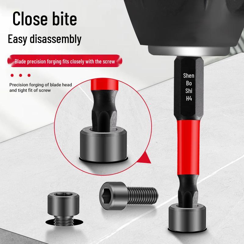 Extended S2 Hex Socket Driver Bits Set for Electric and Pneumatic Screwdrivers