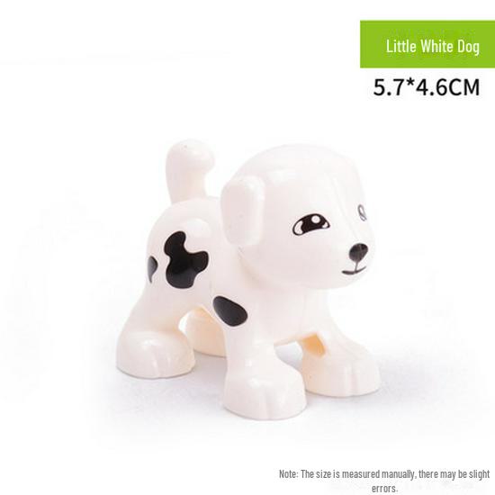 Lego-Compatible Large Animal Accessories Building Blocks for Kids' Prairie, Ocean, Jungle Simulations, Ages 3+