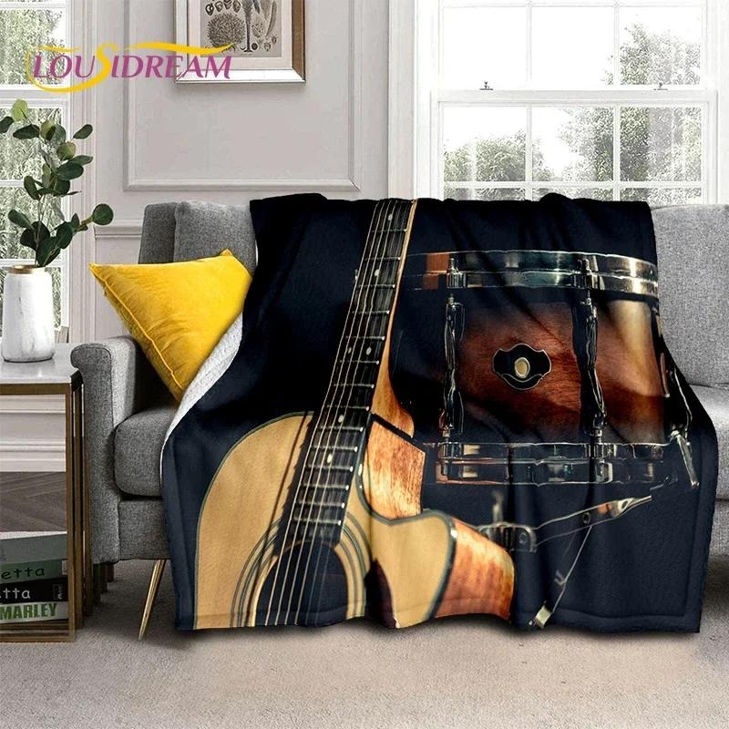 Drum Kit Drum Stand Set Music Instruments Soft Flannel Blanket for Beds Bedroom Sofa Picnic,Throw Blanket Outdoor Leisure Gift