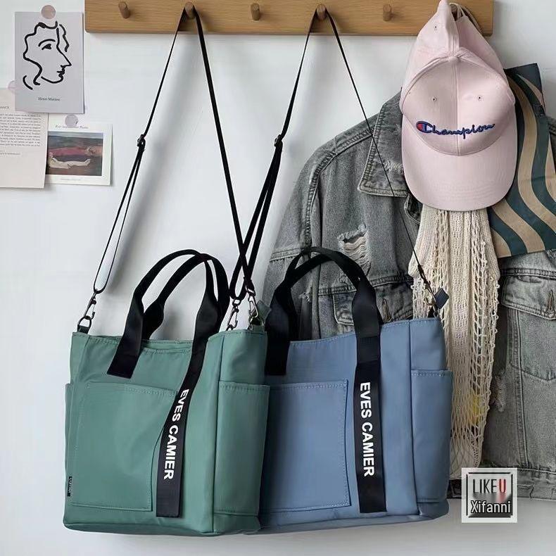 Stylish Waterproof Canvas Tote & Crossbody Shoulder Bag