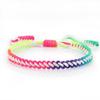 Women's Two-Color Ethnic Knot Bracelet: High-End Handwoven Jewelry