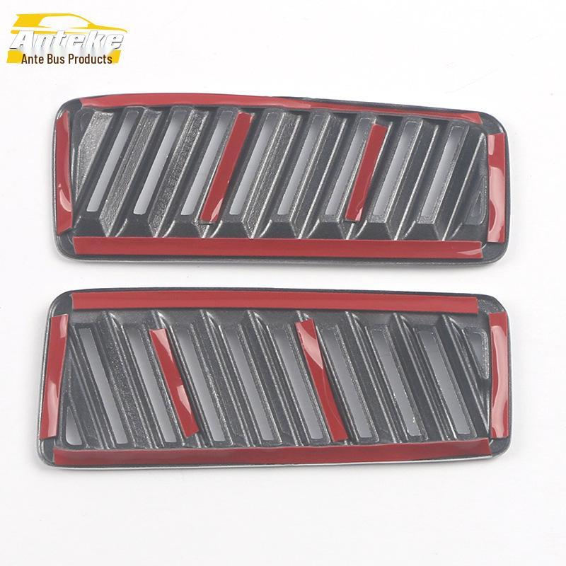 Compatible Front Air Vent Trim for 2022 RAV4 - Dashboard A/C Outlet Sequin Sticker.