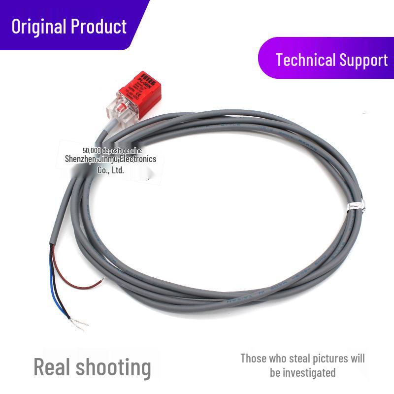 FOTEK PL-08N Square Proximity Sensor, DC 24V, NPN, 3-Wire, Normally Open