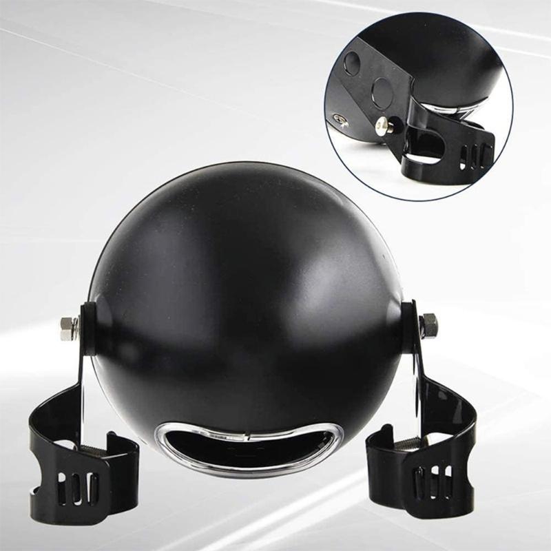 5.75 Inch LED Headlight Housing For Motorcycle Built Of Strong Iron Material With High Brightness