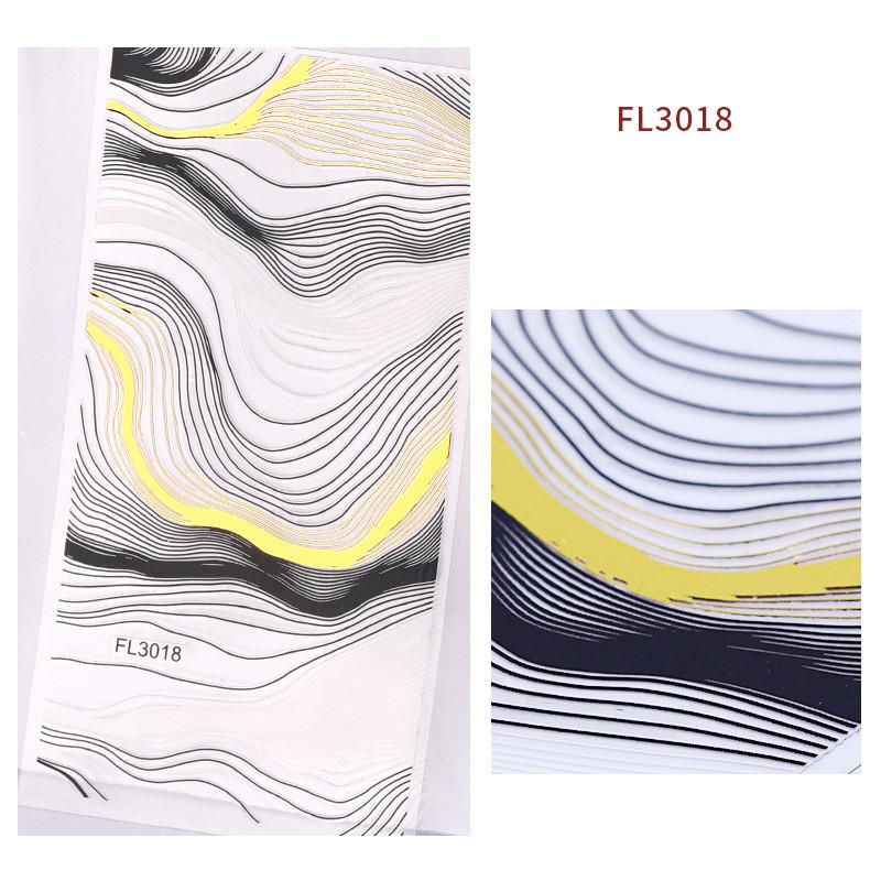 1pc 3D Nail Stickers Spring Summer Natural Flower Leaves Simulation Dried Flower Dragonfly Nail Applique Water Slides Decoration