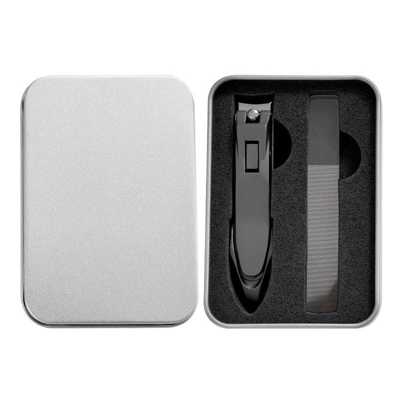 Stainless Steel Anti-Splash Nail Clippers with Large Opening and Debris Collection Compartment