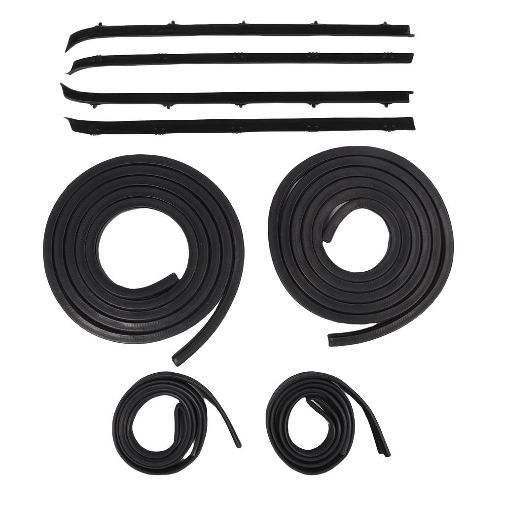 Door Seal Window Run Channel Sweep Felt Rubber Weatherstrip Kit 15569072 Replacement for C10 C20 C30 K10 K20 K30 R1500