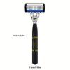 Classic 6-layer Manual Razor Set, 1 Handle With 12/18 RefillsStainless Steel Manual Shave Razors For Daily Face Care