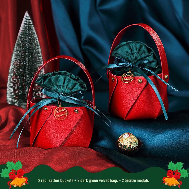 Creative Christmas Eve Apple Candy Gift Box: Small Decorative Packaging