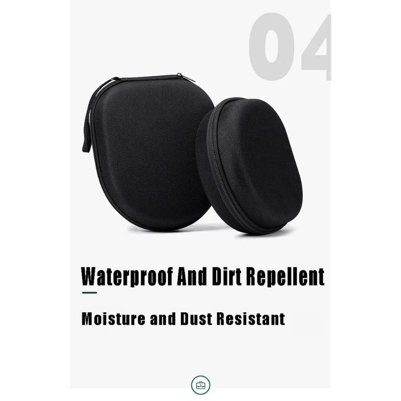 Portable Shockproof Bluetooth Headset Hard Case Earphone Storage Bag Carrying Pouch for Travel - Protective Earbuds Case
