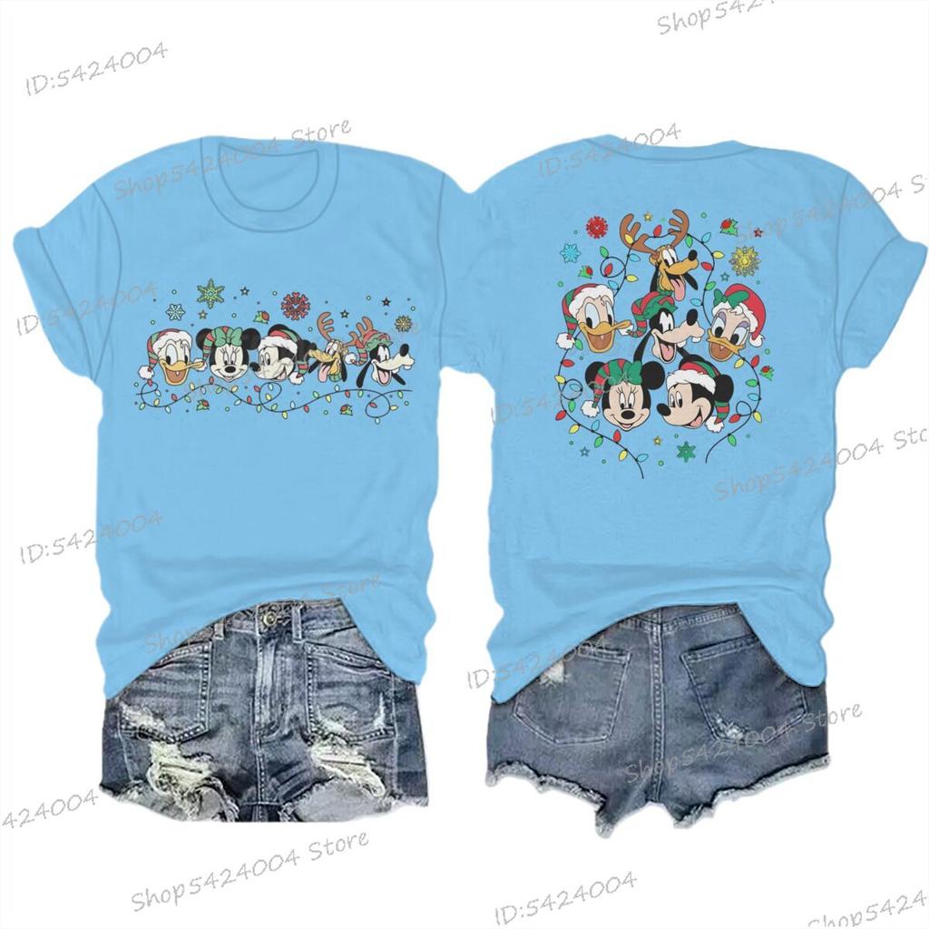 Christmas Mickey Mouse Shirt Mickey Friend Christmas TShirt Merry Christmas Women Men Tshirts