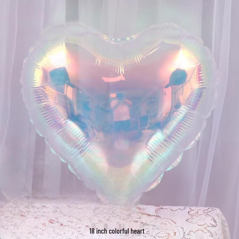 Colorful Crystal Transparent 4D Star & Daisy Balloons for Ocean Birthday Party
