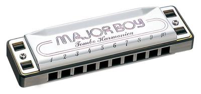 TOMBO 10 Holes Harmonica B Major Boy 1710