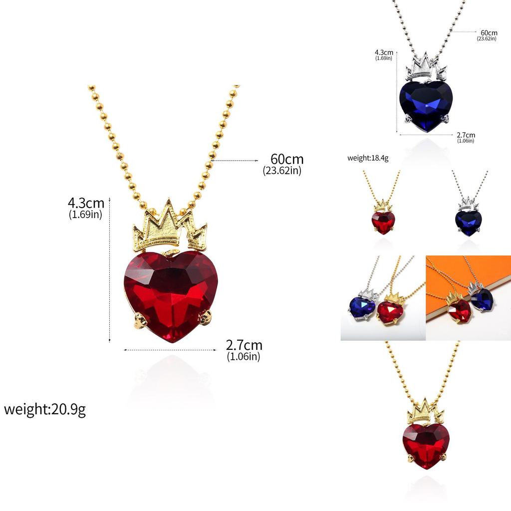 Descendants Moda Corona Cuore Collana Per San Valentino