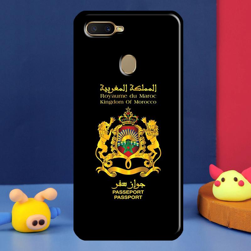 Morocco Flag For Oppo A54 A57 S A78 A58 A98 A5 A9 A91 A15 A16 A17 A52 A72 A76 A96 A74 A94 A77 Phone Case