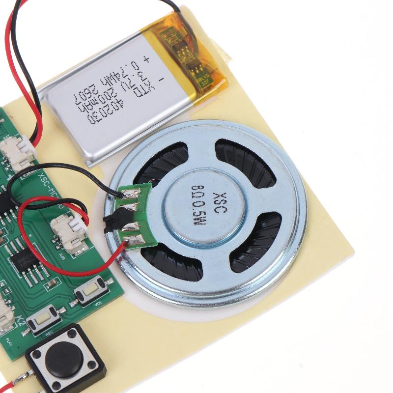Rechargeable Recordable Mp3 Sound Module Built In Speaker For Diy Fridge Magnet Music Box Handmade Craft Accessories