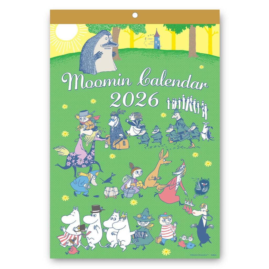 Gakken Stafle 2026 Moomin Wall Easy to Starts January AM16012 Calendar, Read, All-Star, 2026,
