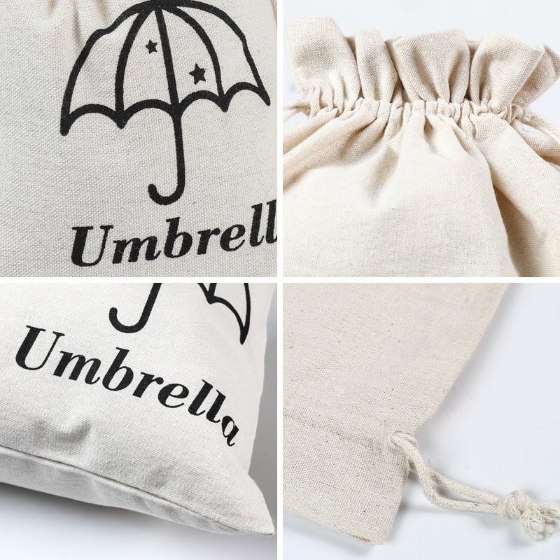 Natural Cotton Linen Burlap Drawstring Pouch for Food, Tea, Candy, Jewelry