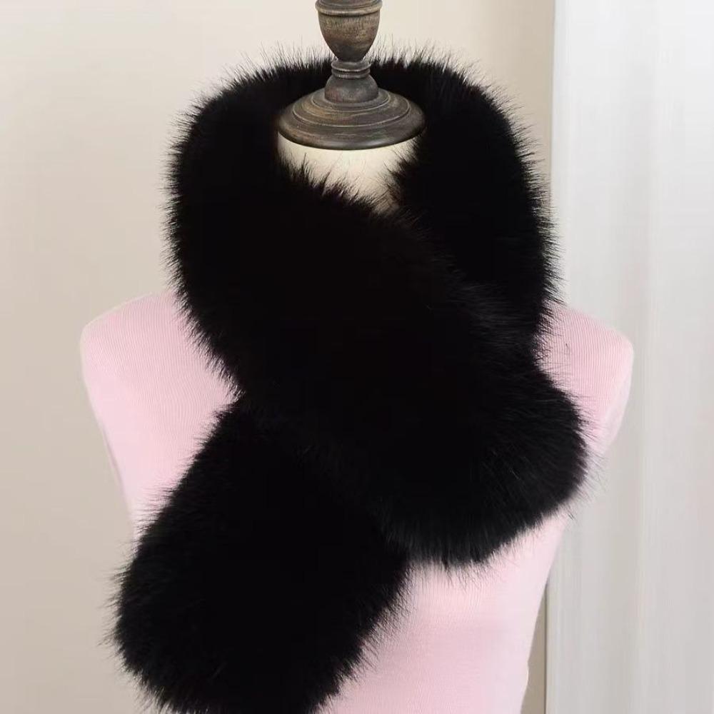 Fake Fox Hair Faux Fur Scarf Thick Warm Scarf Fashion Winter Scarf Women