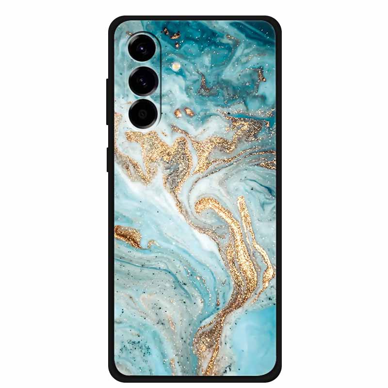 For Samsung Galaxy S25 FE 5G Case Soft Silicone TPU Black Phone Cover For Galaxy S25 FE 5G Protective Cartoon Bumper Coque S25FE